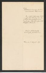 k.k. naturhistorisches Hofmuseum, Intendanzakten 1885-1896 (Hauer), Aktenzahl Z.500/1891, Seite 4